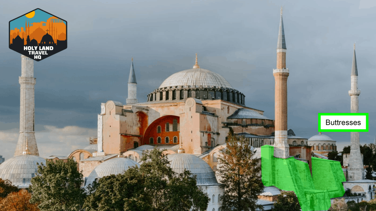 Hagia Sophia buttresses