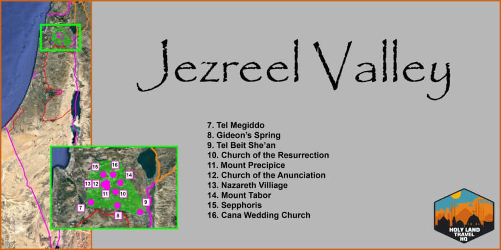 Jezreel Valley Sites